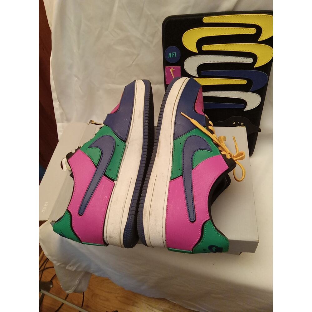 Nike Air Force 1/1 Mens Size 13 DB2576-001 Black Multi-Color IN BOX - Picture 5 of 7